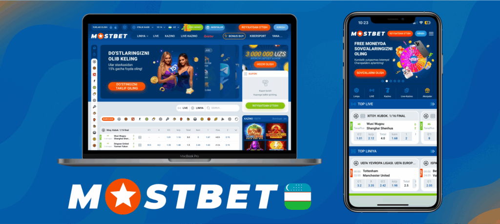 Mostbet UZ registration and welcome bonus